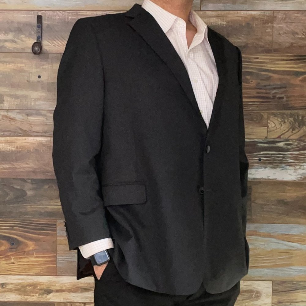 Joseph Abboud USA Vitale Barberis Wool Custom Made Blazer Sport Jacket Size 50R